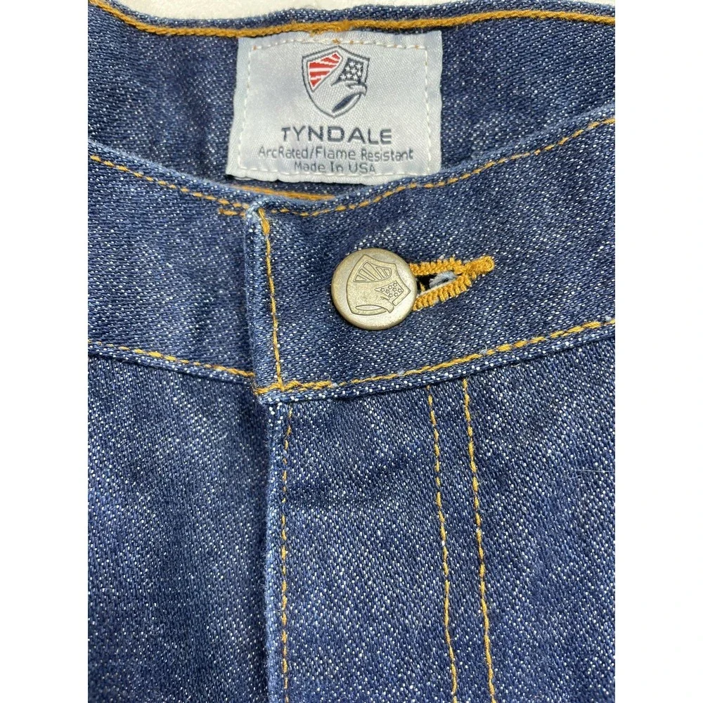 Tyndale FR Jeans Mens 36x31 Blue Fire Resistant Denim Blue ‎ Jeans (GG5) NWTs